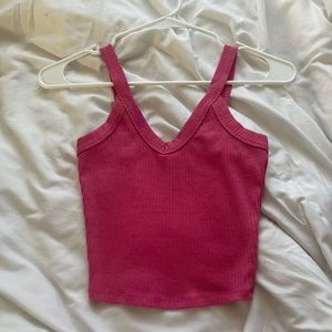Basic pink tank top